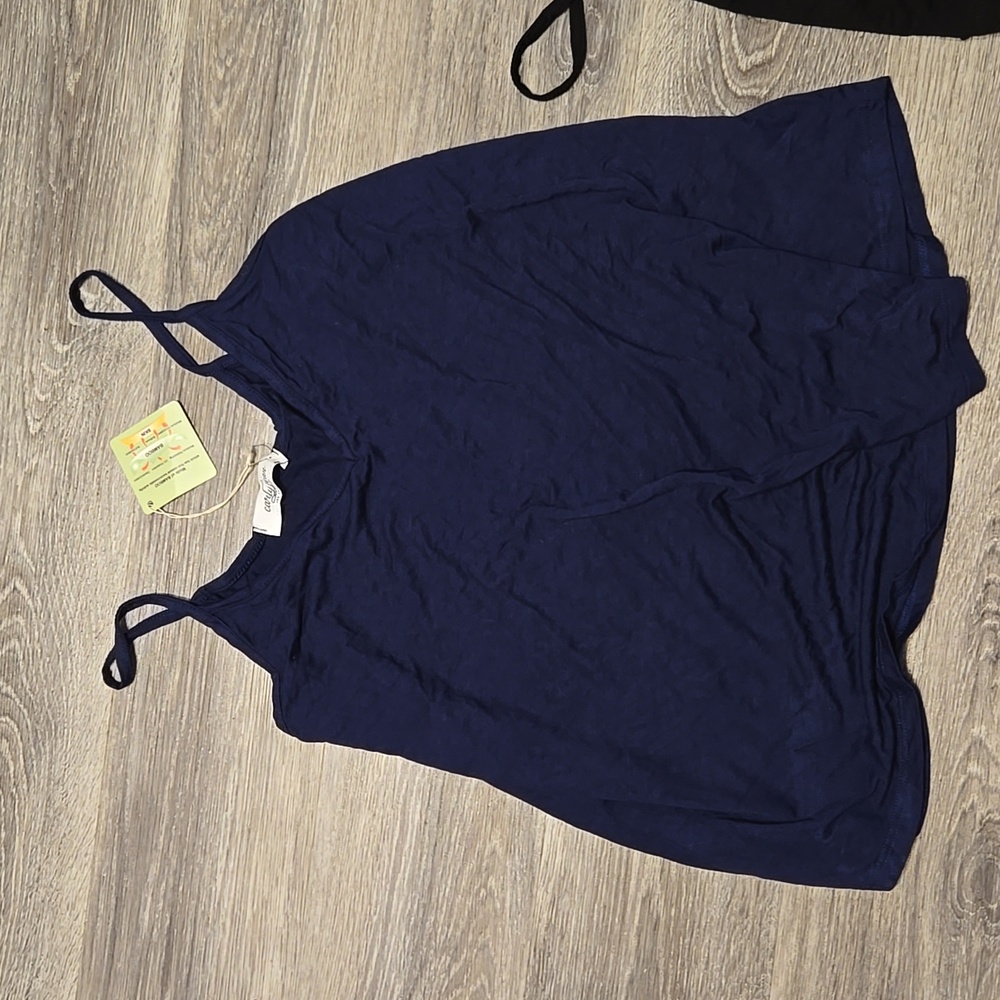 Lot Of 2 Flowy Bamboo Tanks Sz Xs — image 3 of 3